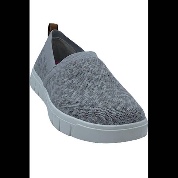 Ryka Animal-Print Stretch Knit Slip-Ons Hera Exotic 2 Vapor Gray - Wide - Picture 2 of 5